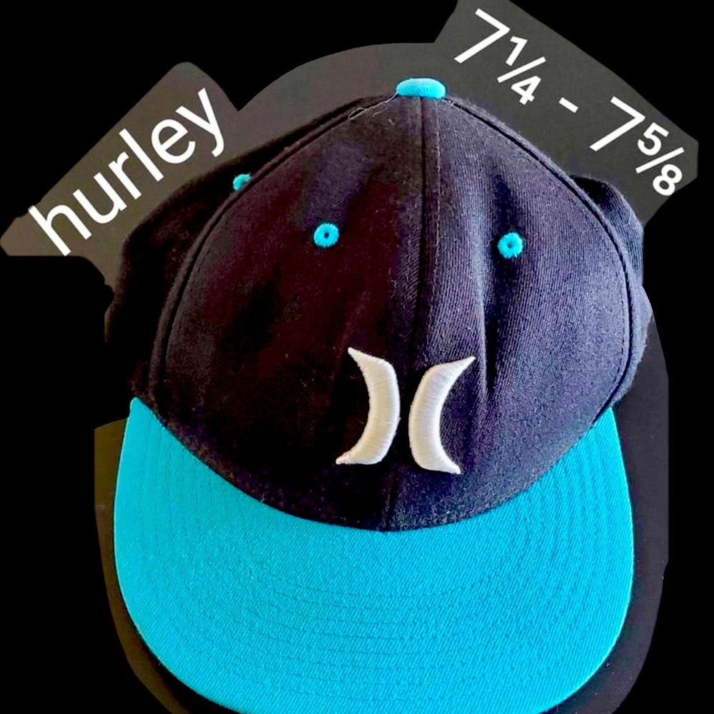 Vintage Hurley flexfit men cap Size L/XL (7 1/4-7 5/8) VGUC